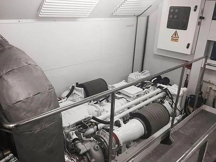 a machine with a large amount of equipment in it aboard NATALIA Yacht for Sale