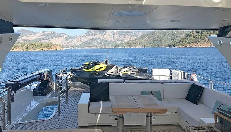 a boat on the water aboard NATALIA Yacht for Sale