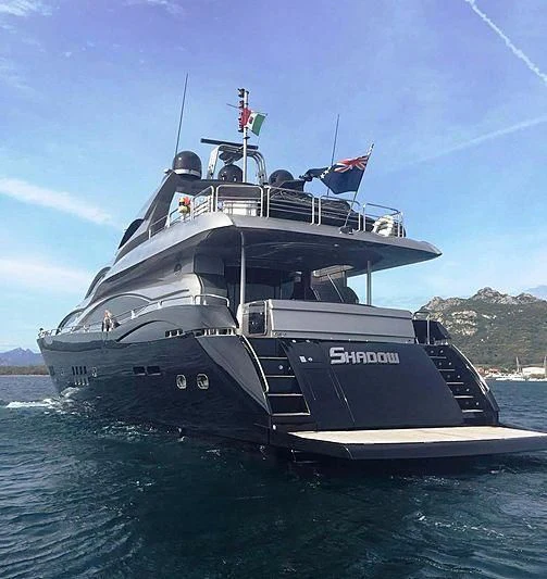a large ship in the water aboard NATALIA Yacht for Sale