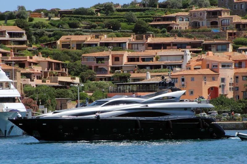 a boat on the water aboard NATALIA Yacht for Sale