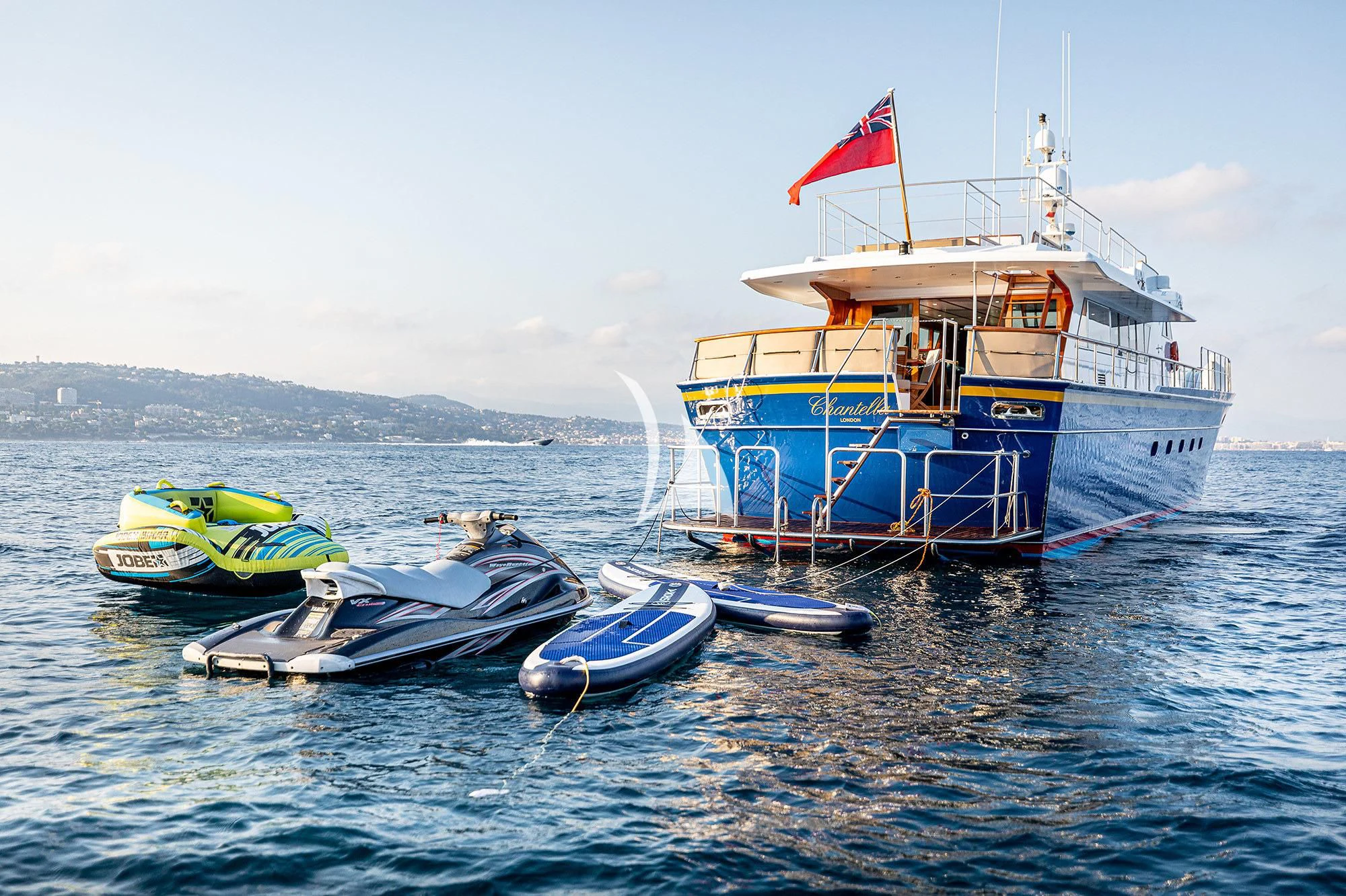 boats in the water aboard CHANTELLA Yacht for Sale