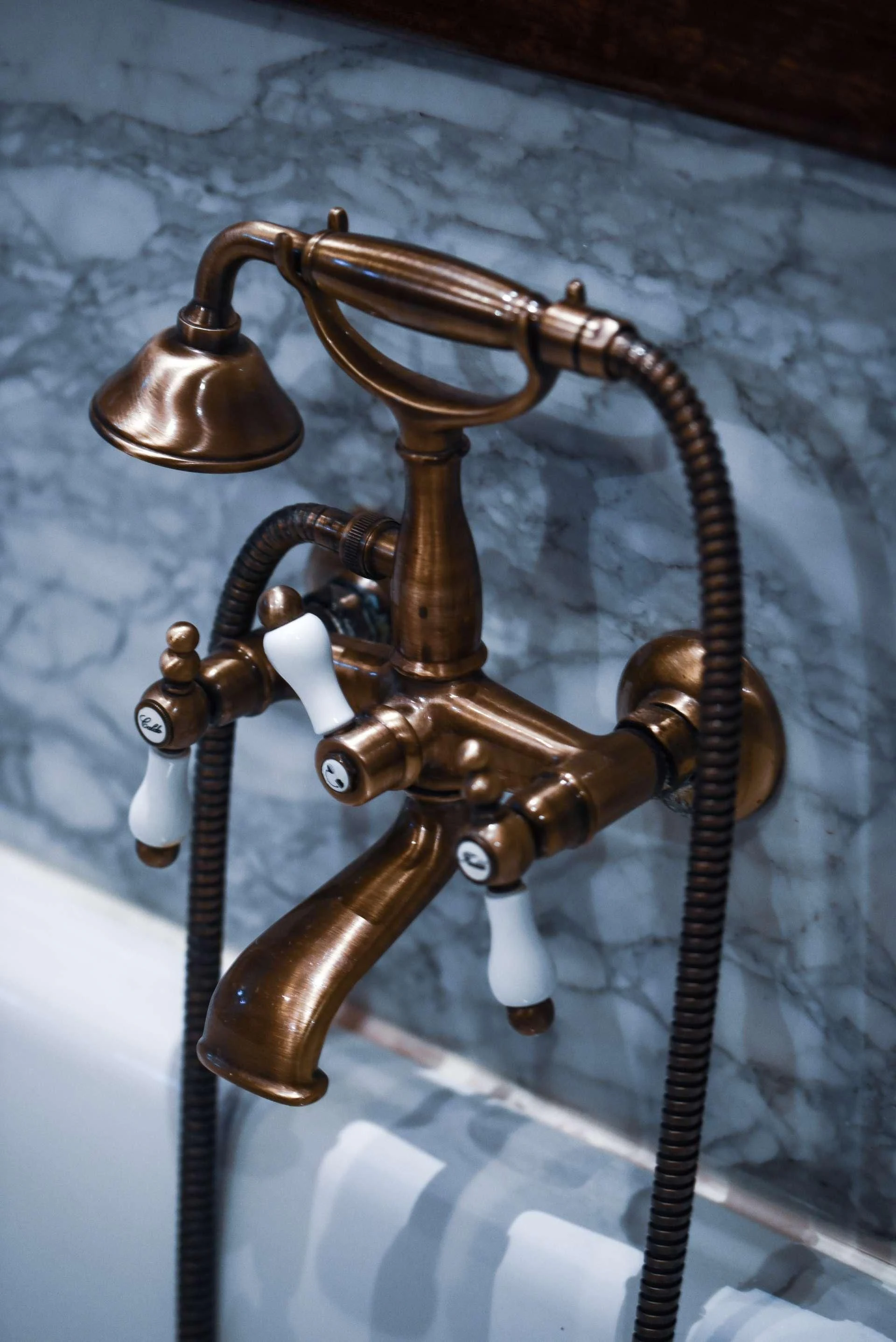 a brass and metal cross aboard ENTRANCER Yacht for Sale