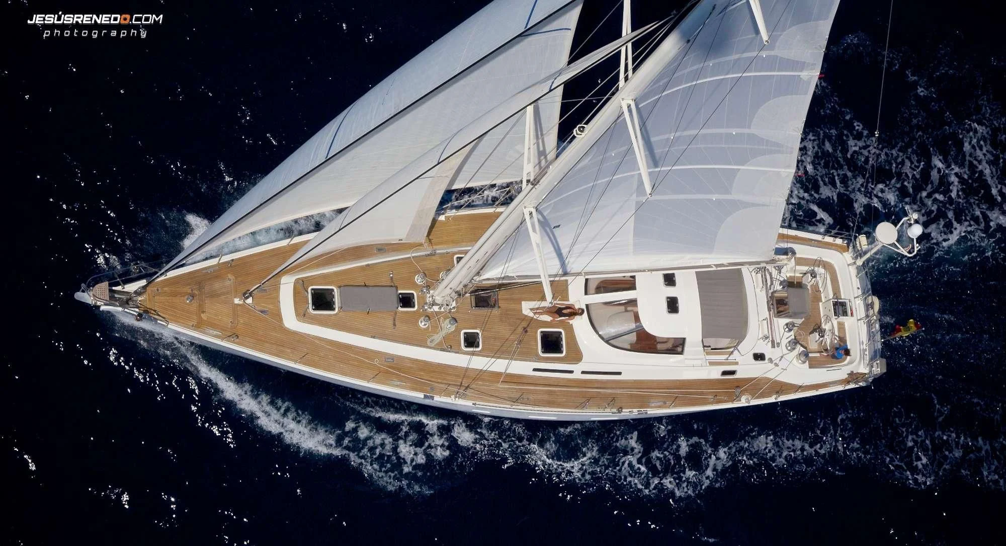 a satellite in space aboard OCEAN PHOENIX Yacht for Sale