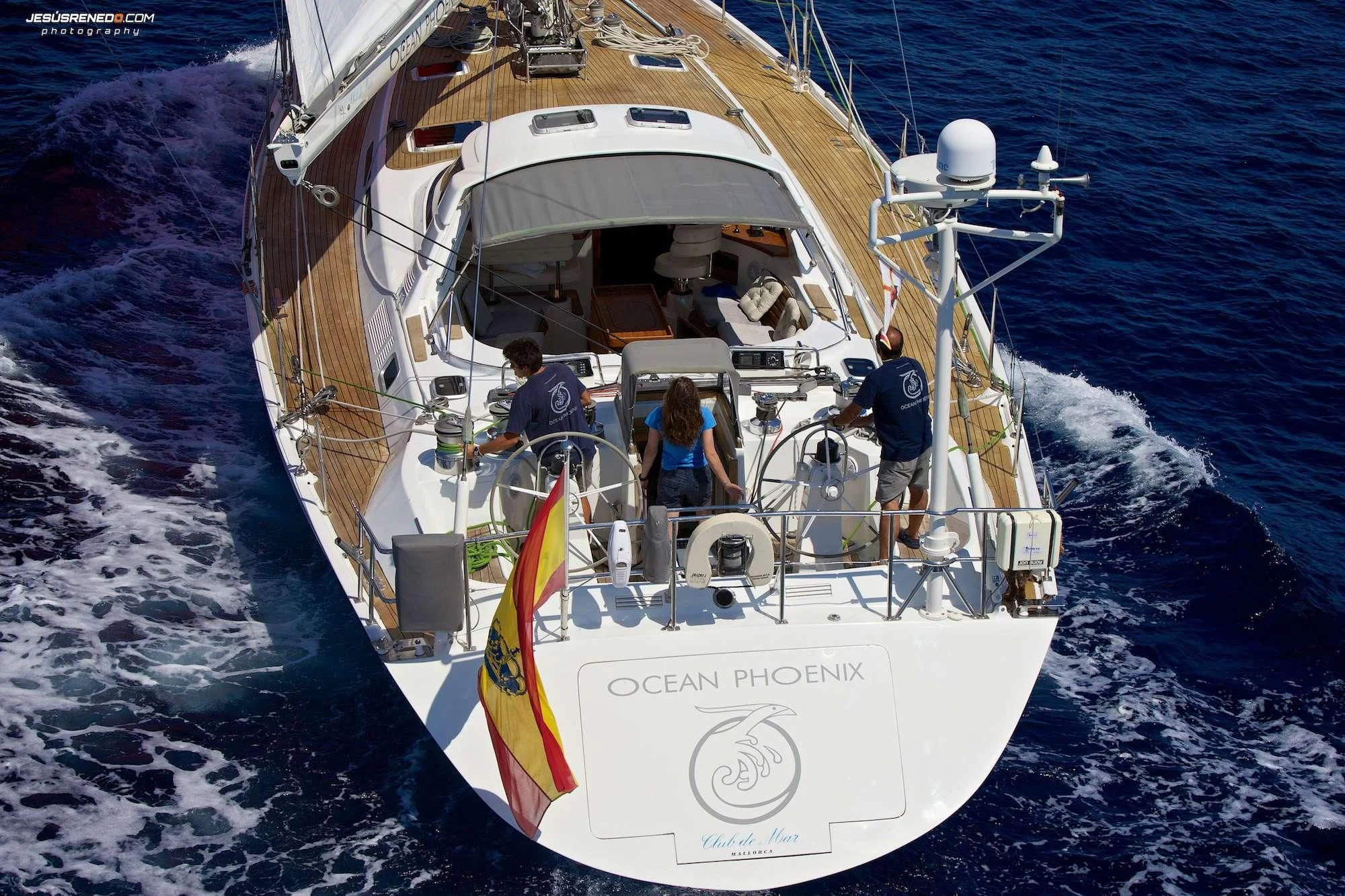 a boat with people on it aboard OCEAN PHOENIX Yacht for Sale