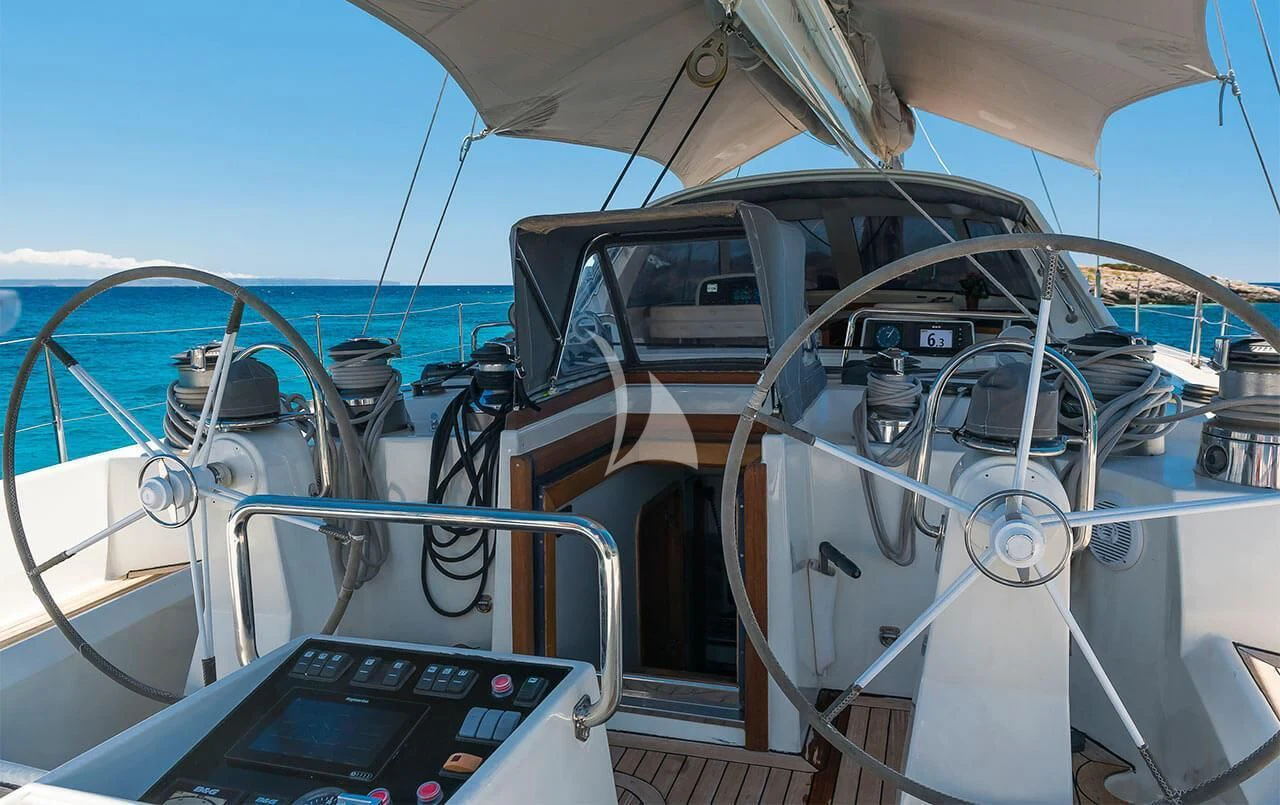 the inside of a boat aboard OCEAN PHOENIX Yacht for Sale