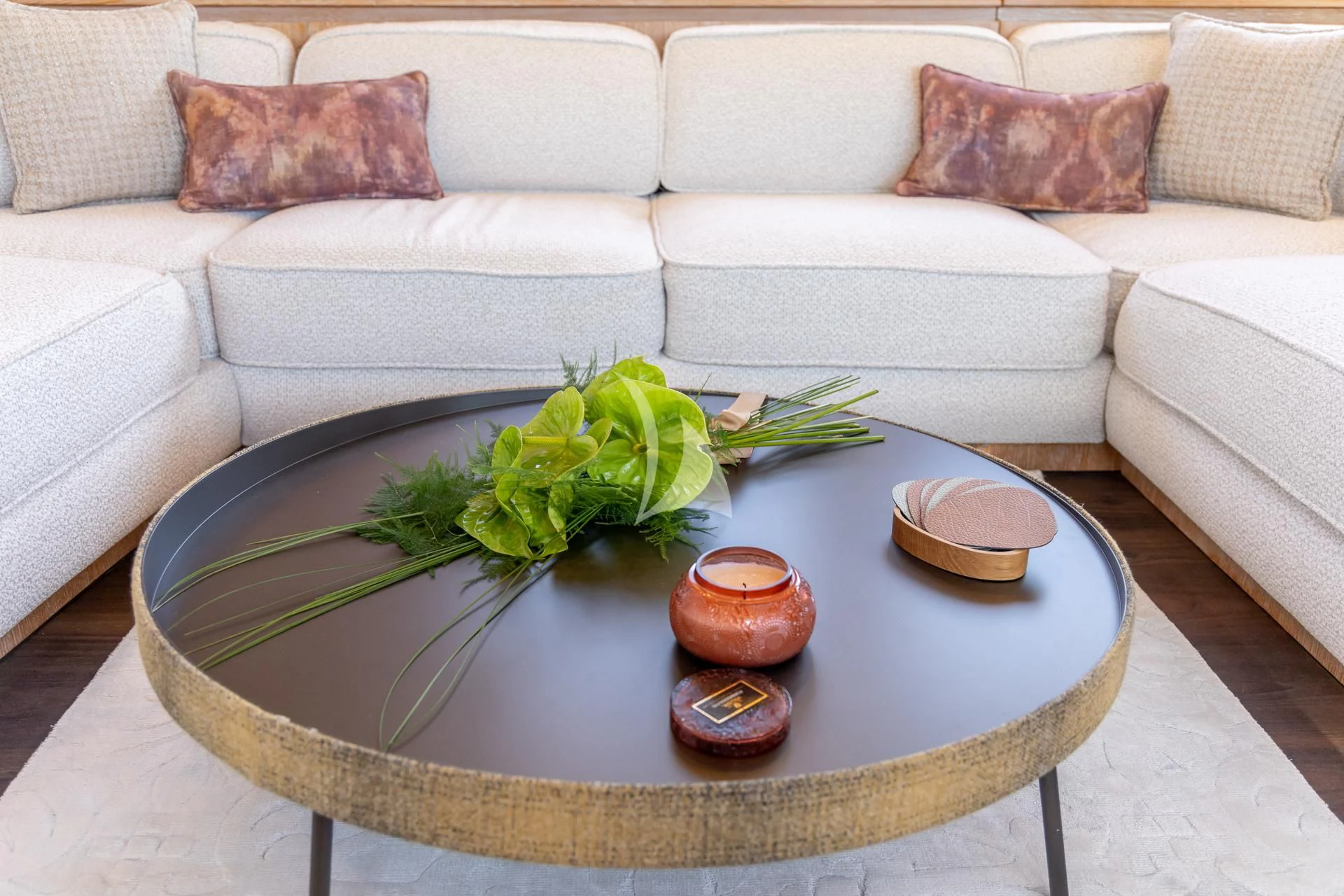 a bowl of food on a table aboard COOKIE Yacht for Charter