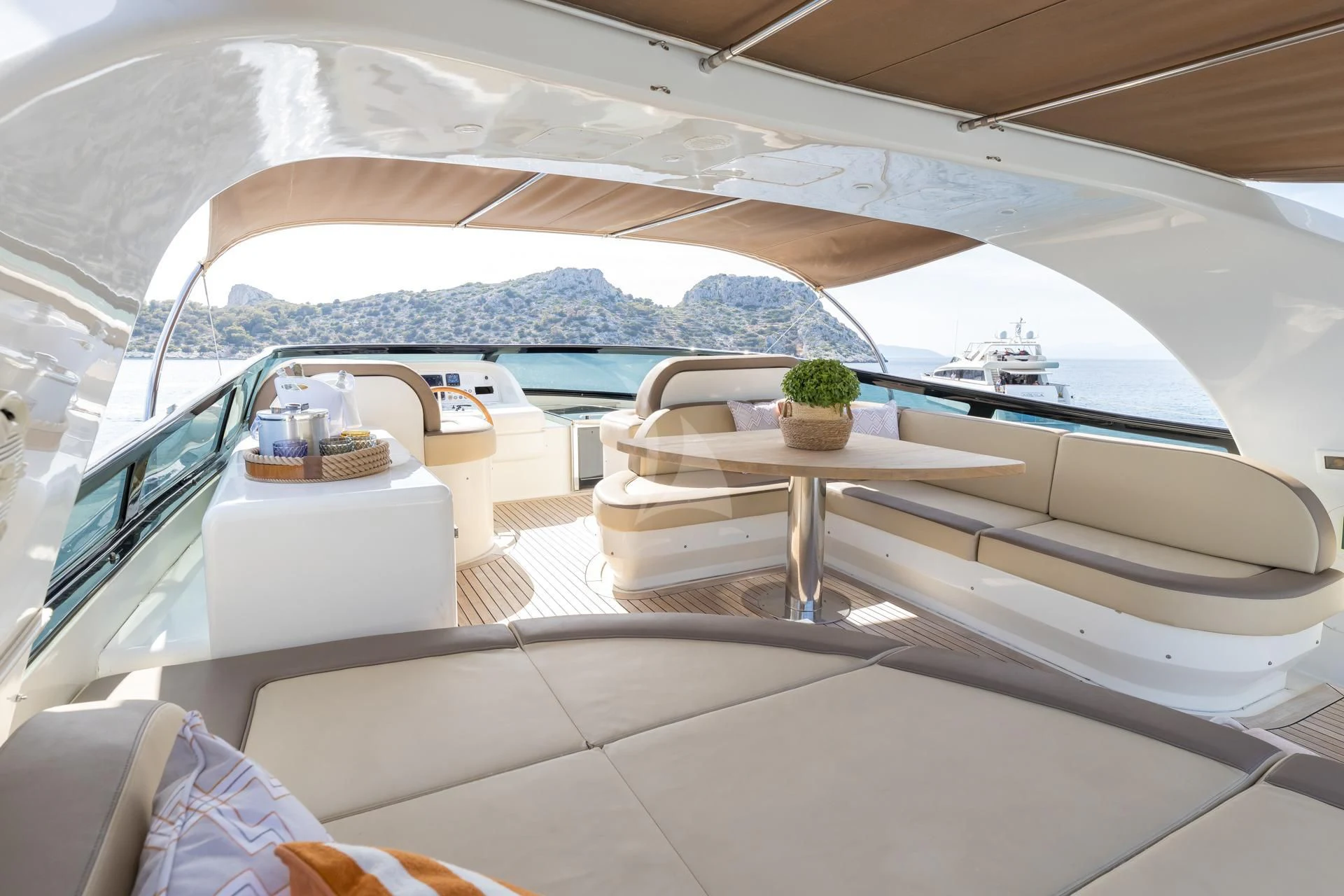 a boat on the water aboard COOKIE Yacht for Charter