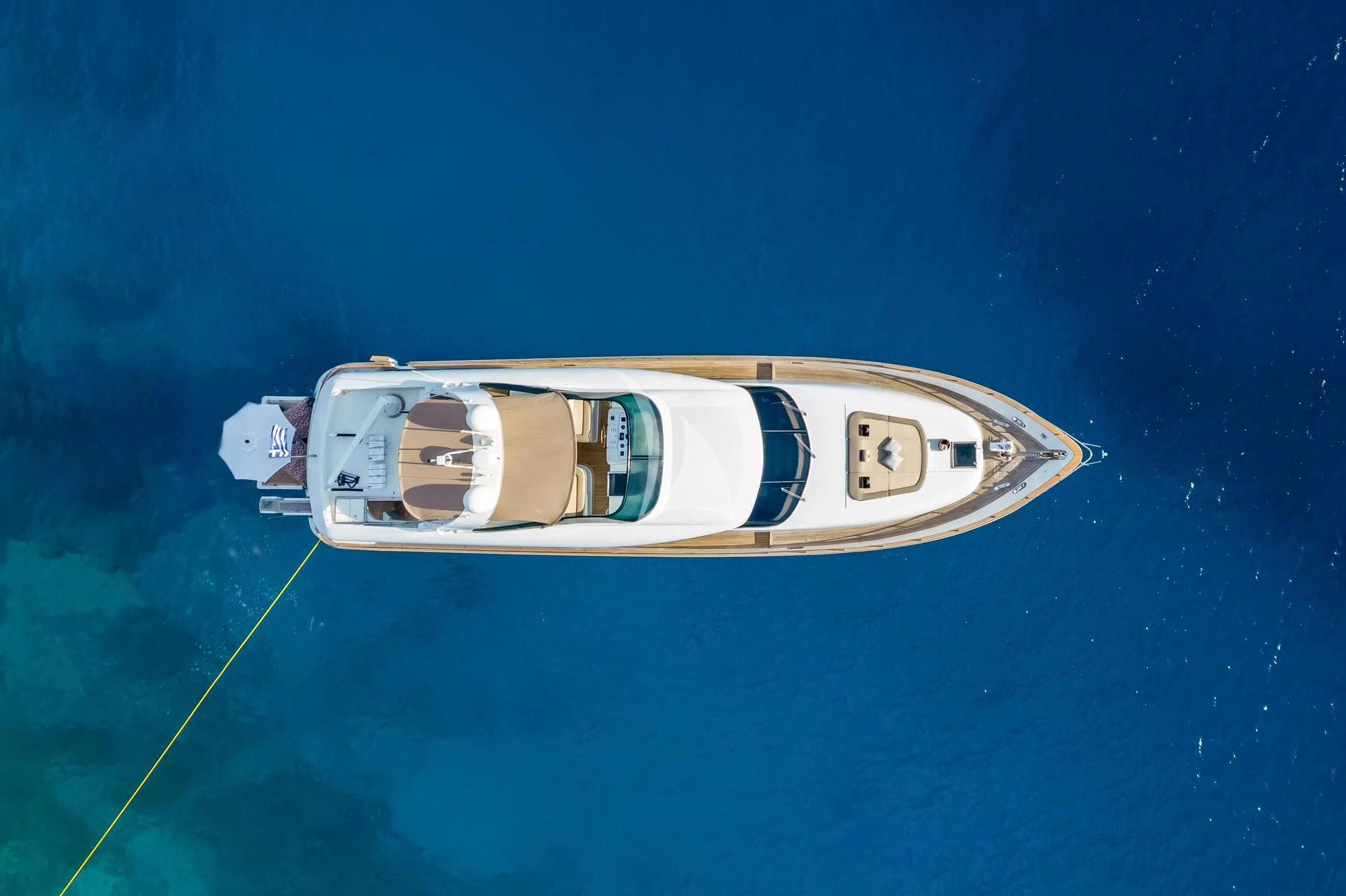 a satellite in the sky aboard COOKIE Yacht for Charter