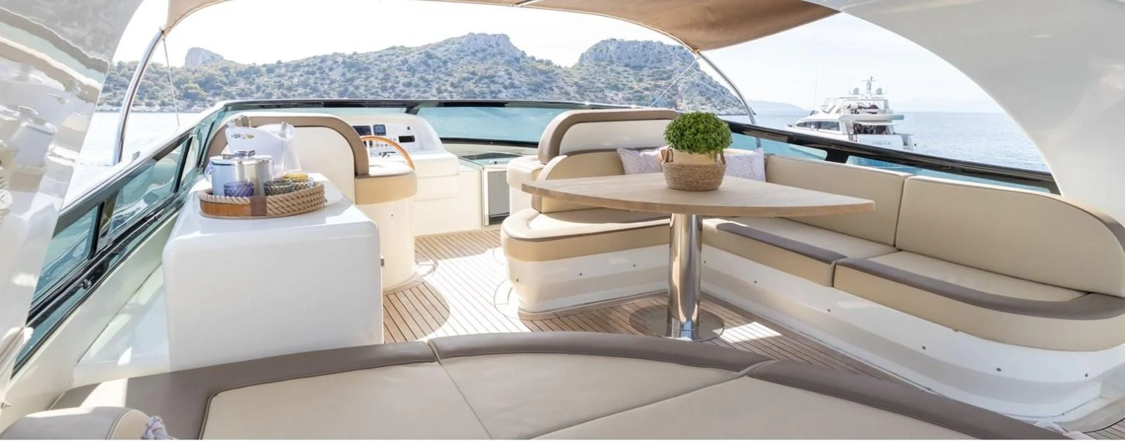a boat on the water aboard COOKIE Yacht for Charter