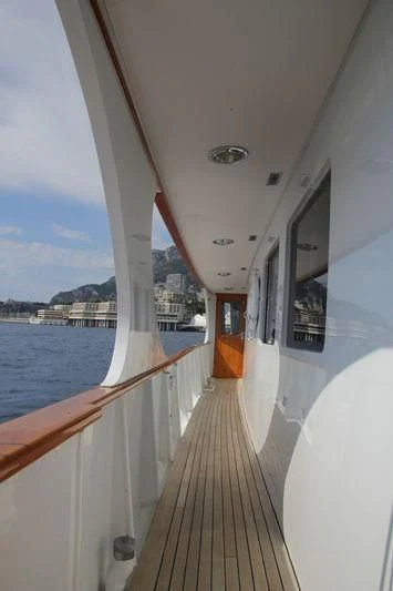 a boat on the water aboard SEAGULL OF CAYMAN Yacht for Sale