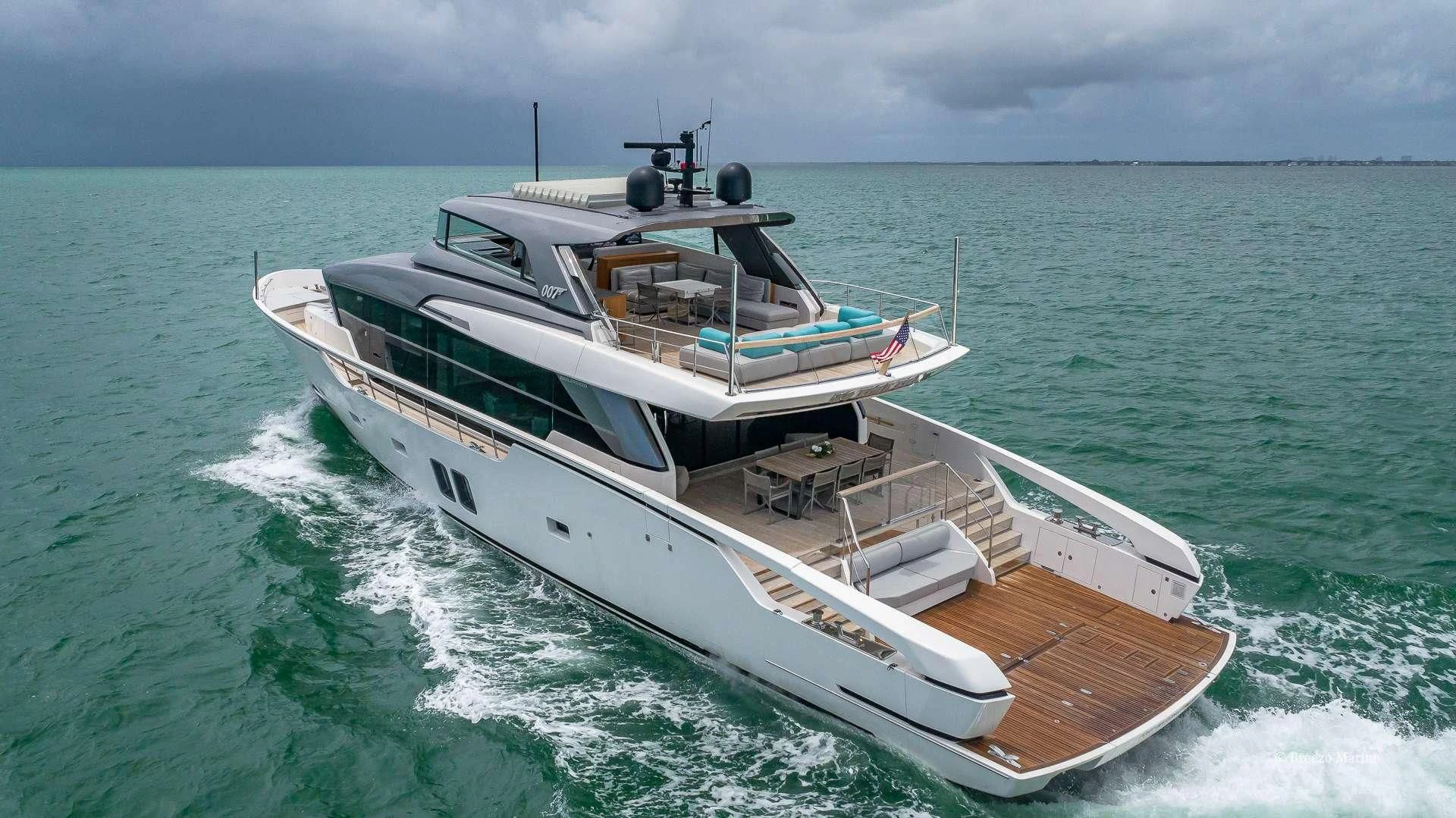 a boat on the water aboard MAVE Yacht for Sale