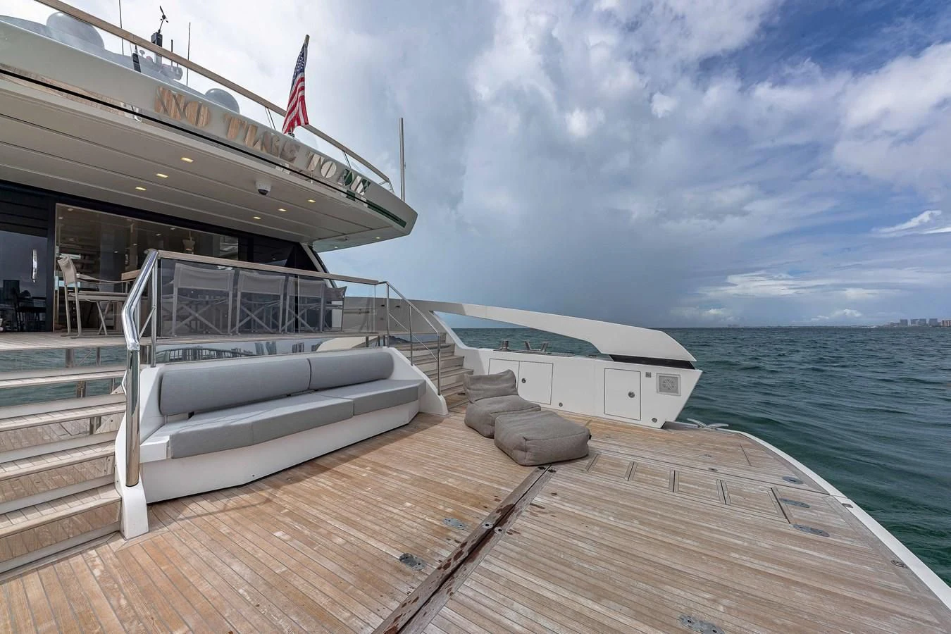 a boat on the water aboard MAVE Yacht for Sale
