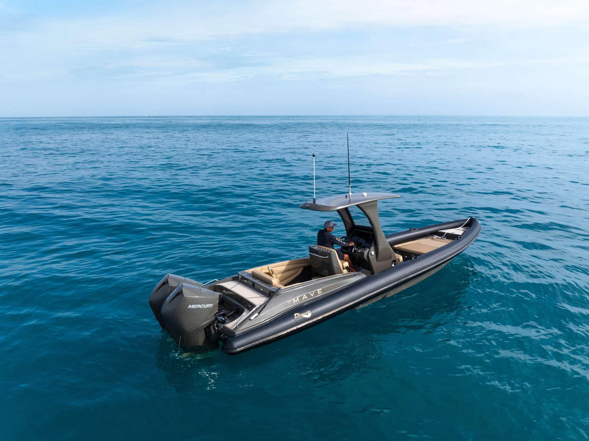 a boat in the water aboard MAVE Yacht for Sale