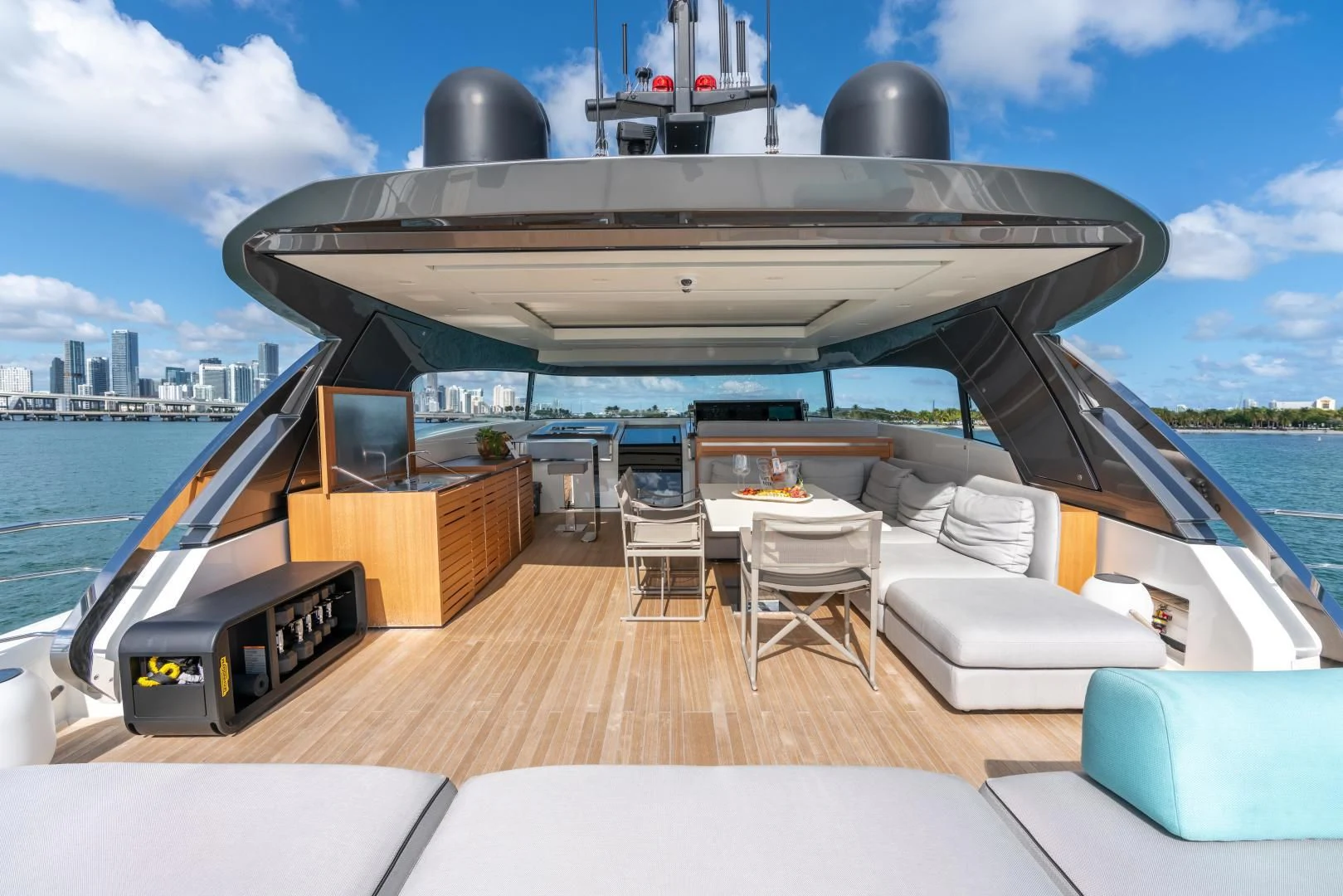 a boat on the water aboard MAVE Yacht for Sale