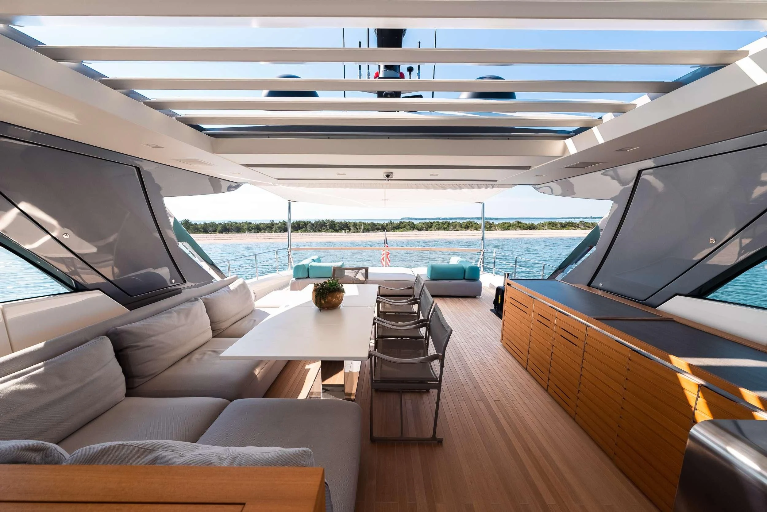 inside of a boat aboard MAVE Yacht for Sale
