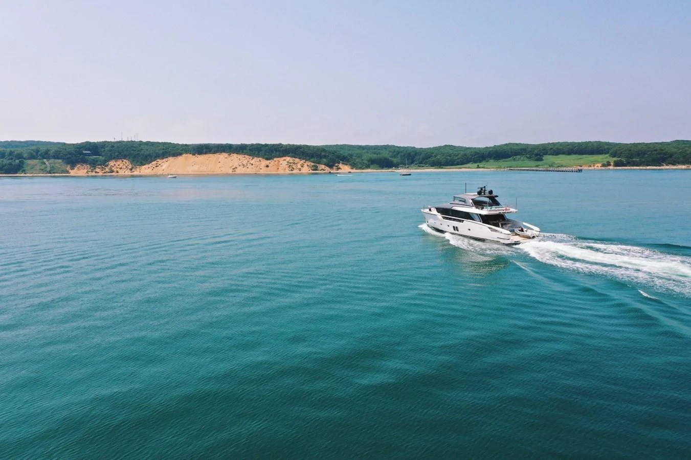 a boat on the water aboard MAVE Yacht for Sale
