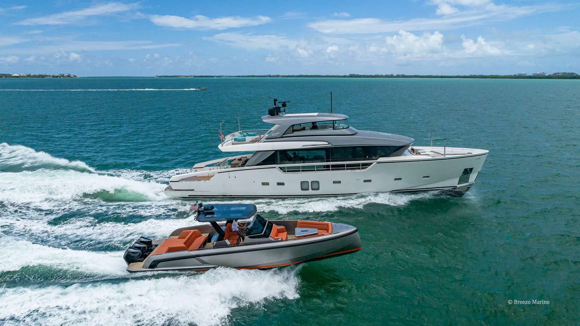 a boat and a boat in the water aboard MAVE Yacht for Sale