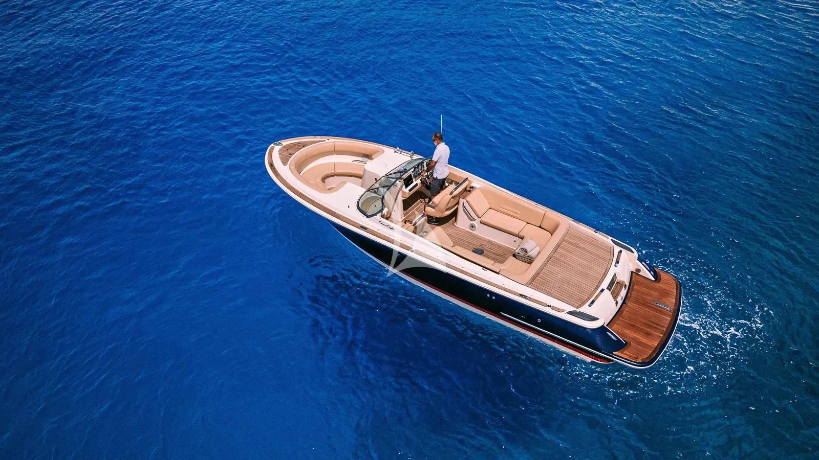 a boat in the water aboard XIPHIAS Yacht for Charter