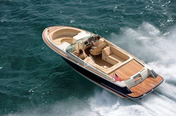 a boat on the water aboard XIPHIAS Yacht for Charter