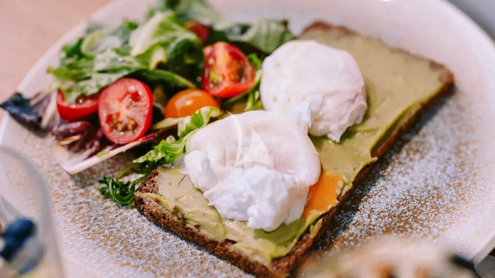a plate of food aboard XIPHIAS Yacht for Charter