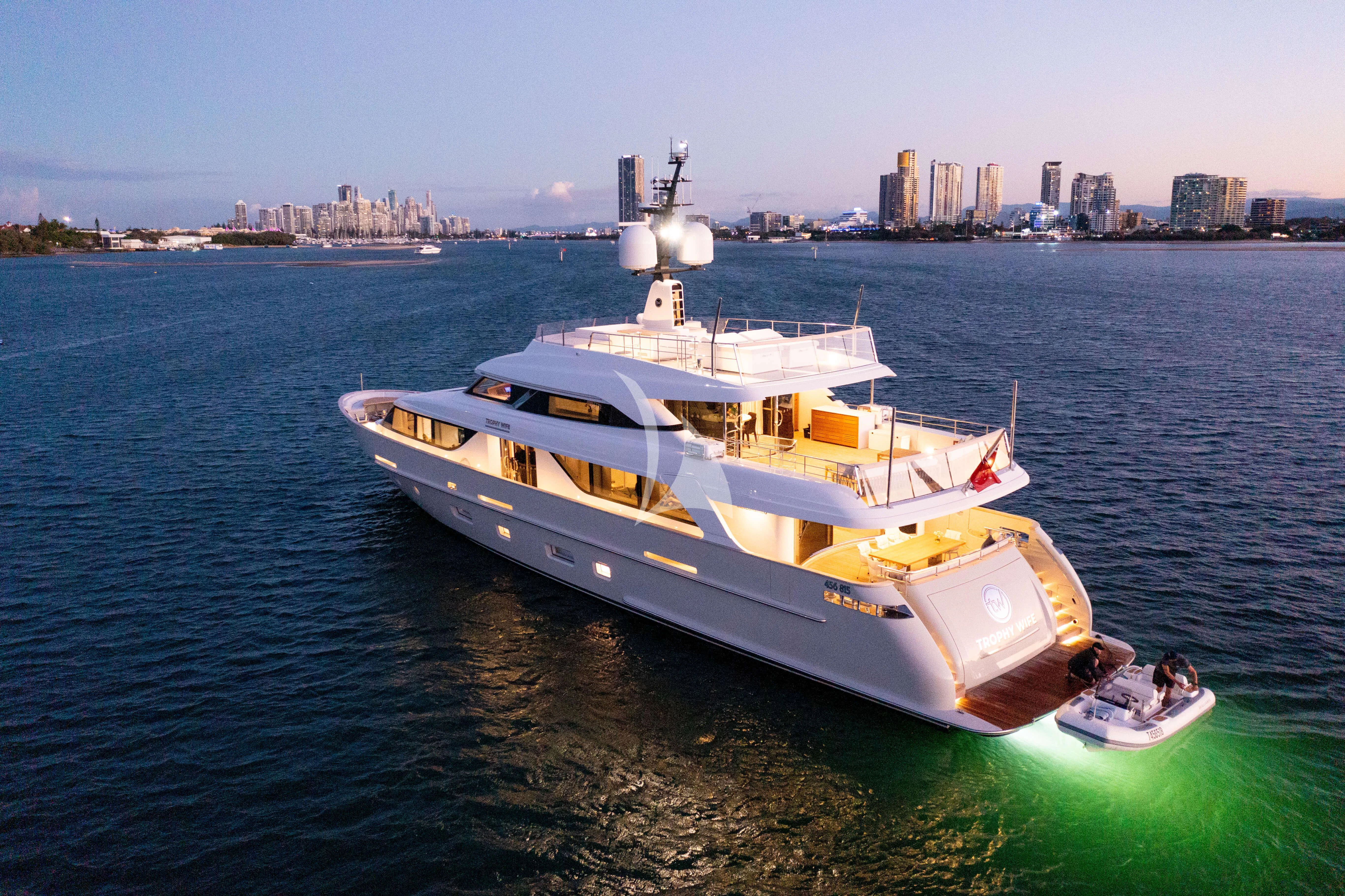 a boat on the water aboard TINY WAVE Yacht for Sale