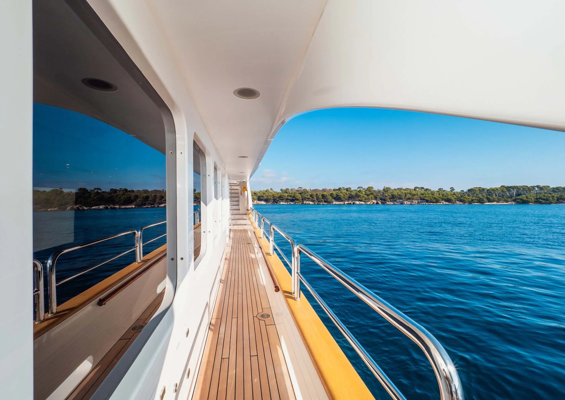 a boat on the water aboard GIORGIA I Yacht for Sale