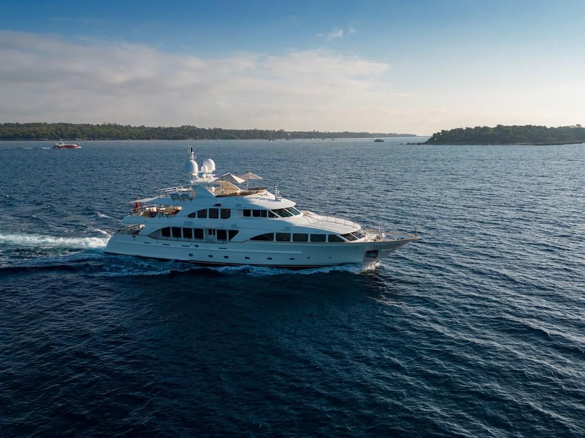 a boat on the water aboard GIORGIA I Yacht for Sale