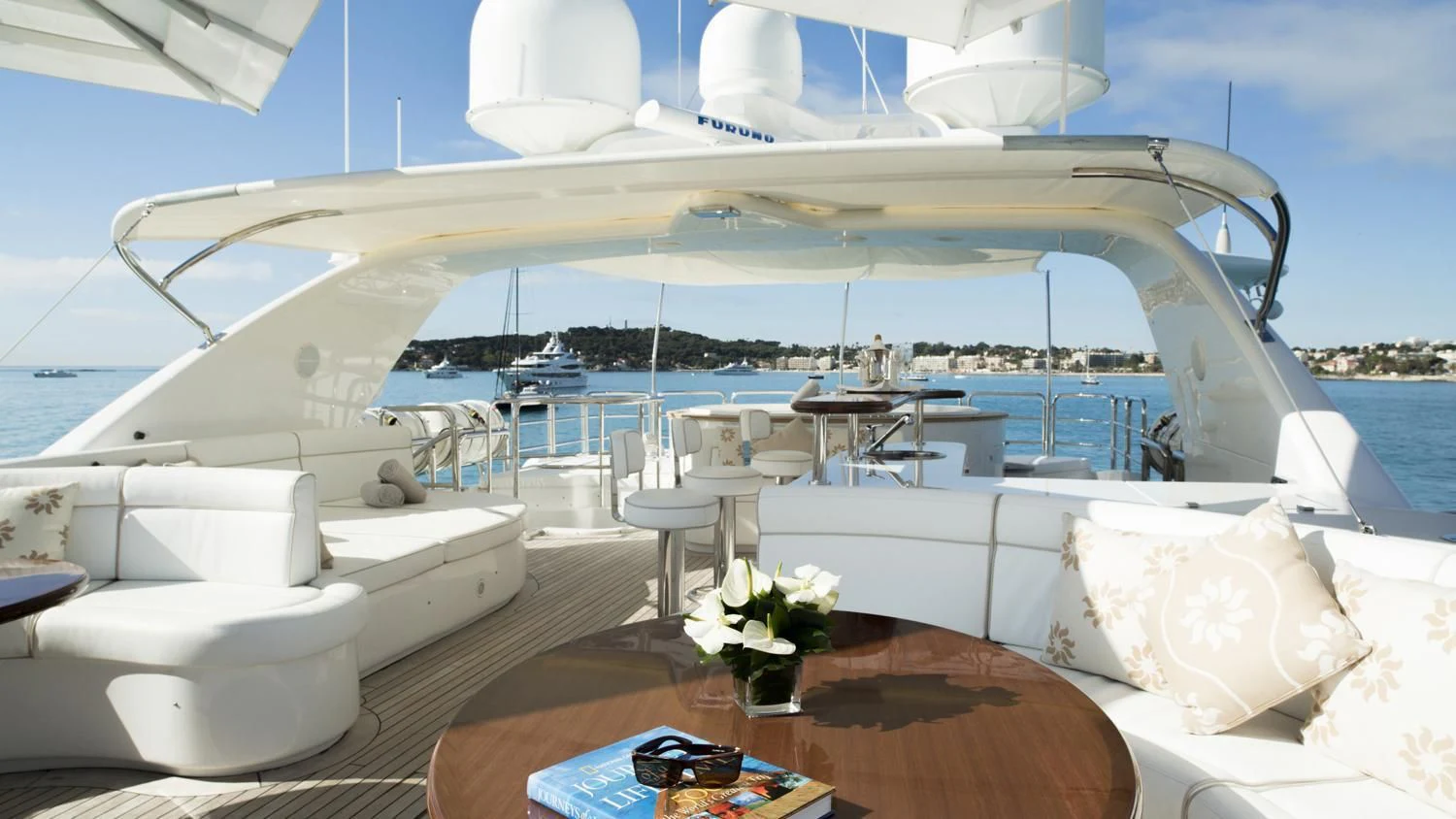 a boat on the water aboard GIORGIA I Yacht for Sale