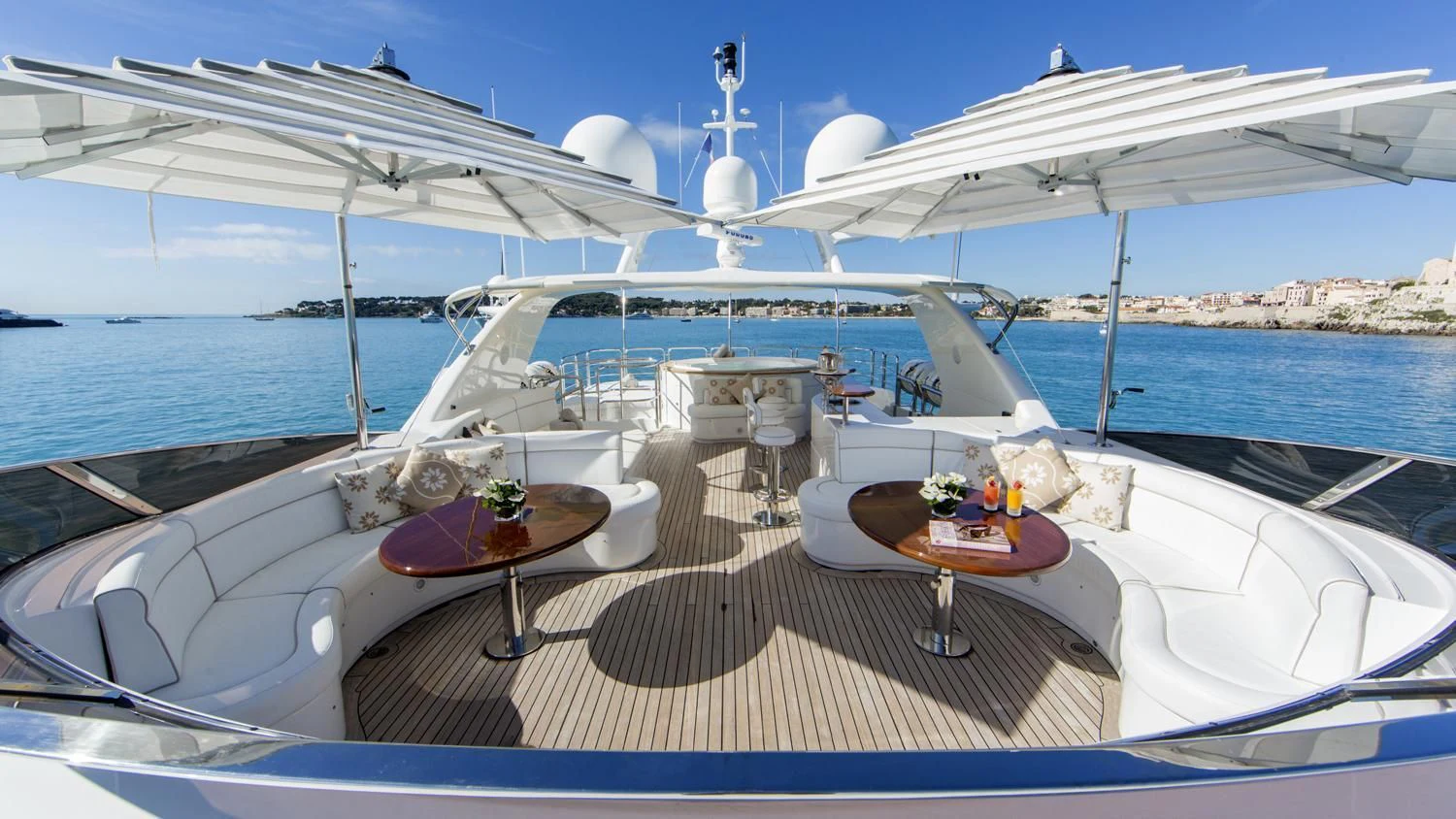 a boat on the water aboard GIORGIA I Yacht for Sale