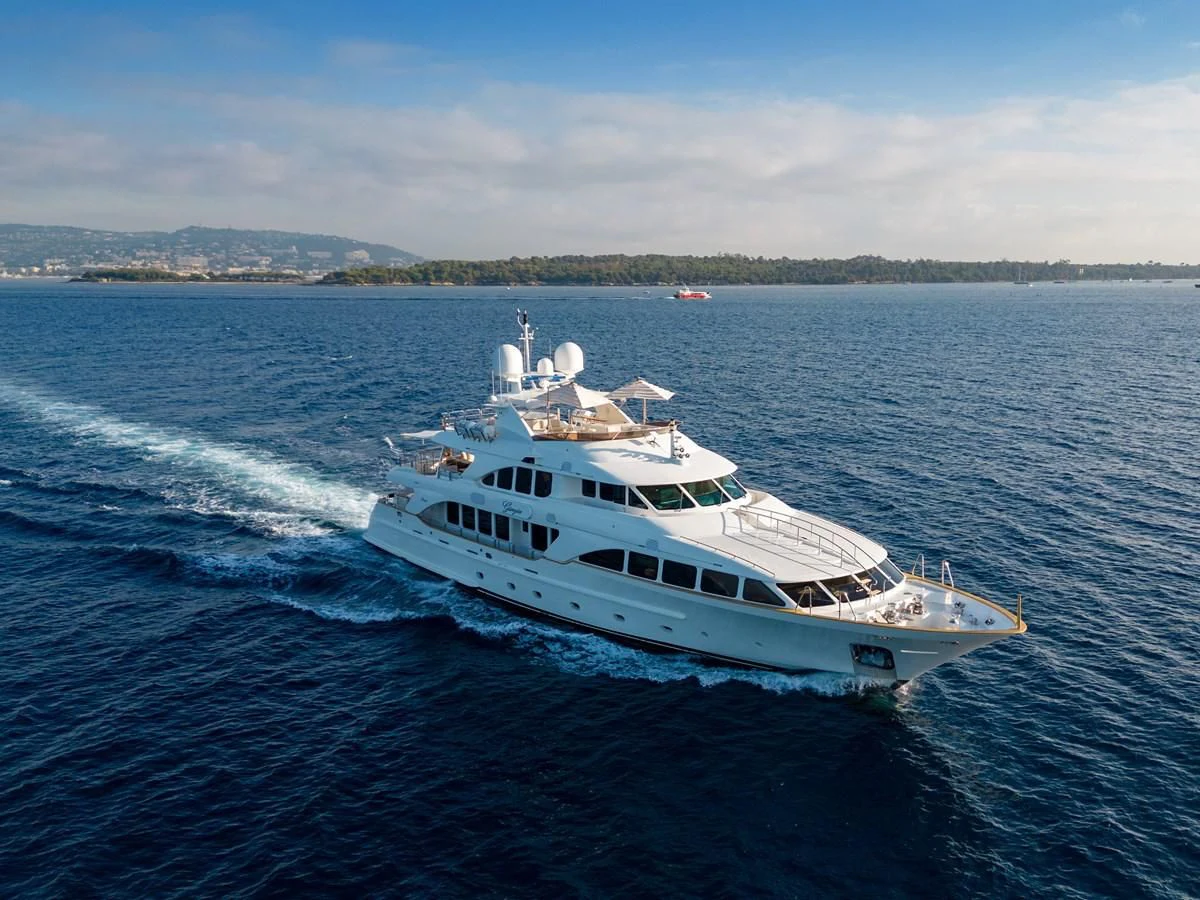 a boat on the water aboard GIORGIA I Yacht for Sale