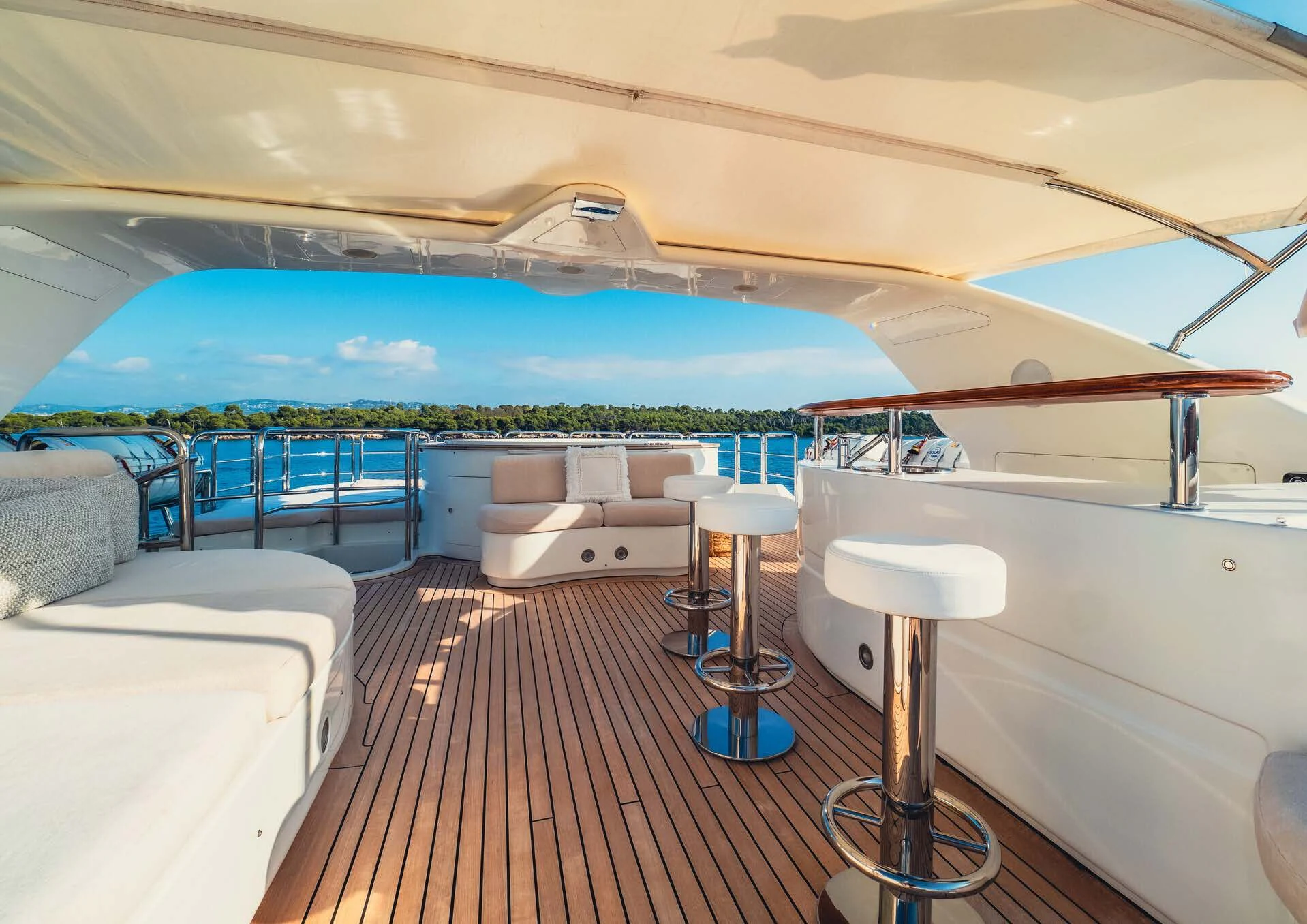 a room with a large pool aboard GIORGIA I Yacht for Sale