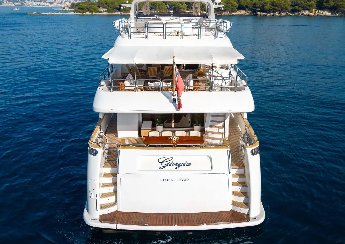 a boat on the water aboard GIORGIA I Yacht for Sale