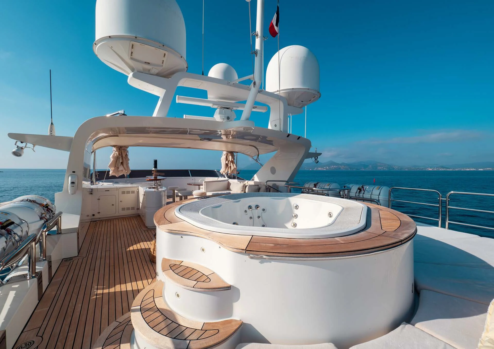 a boat on the water aboard GIORGIA I Yacht for Sale