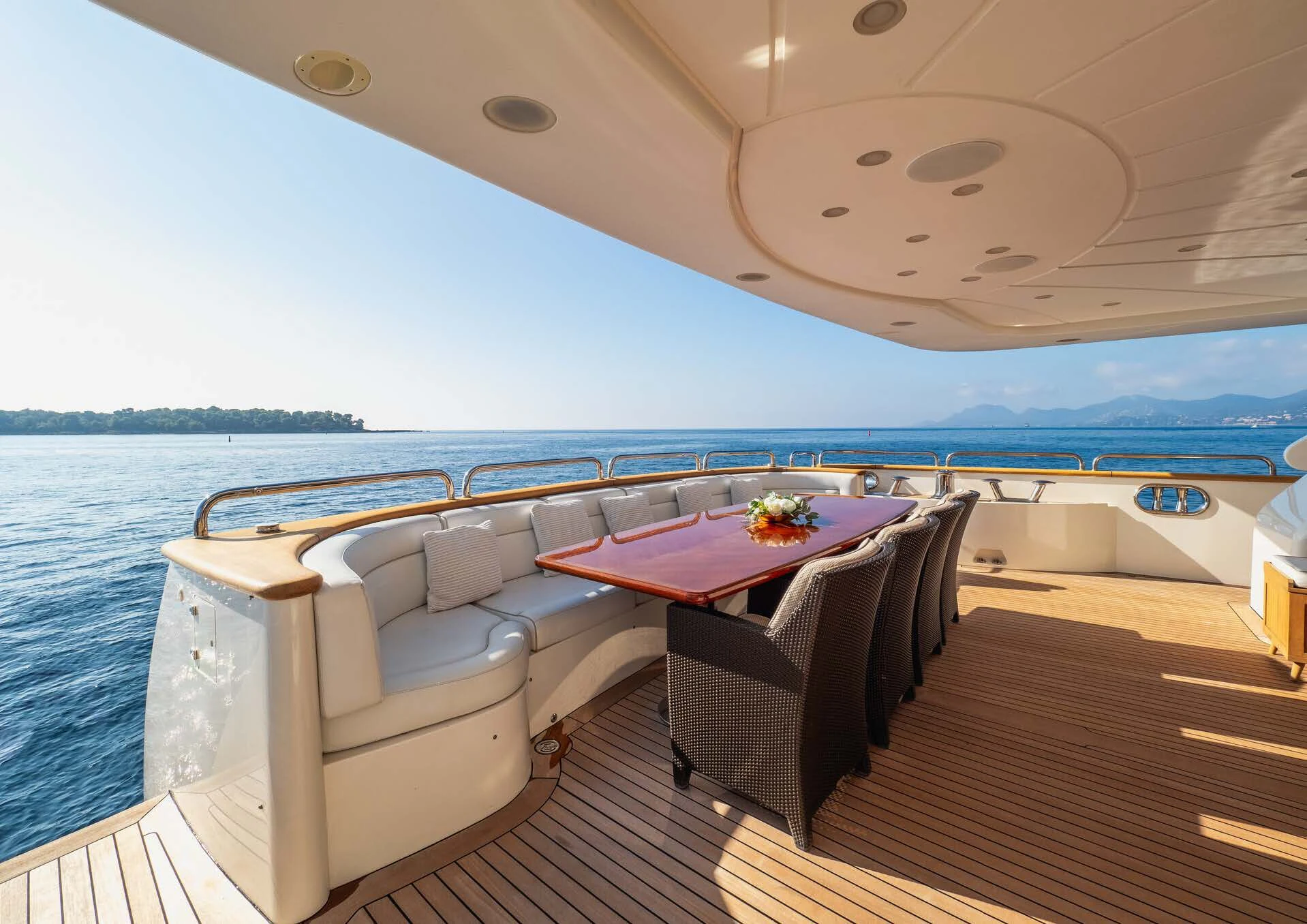 a boat on the water aboard GIORGIA I Yacht for Sale