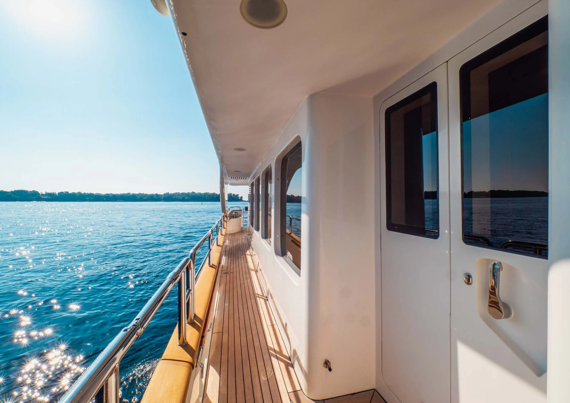 a boat on the water aboard GIORGIA I Yacht for Sale