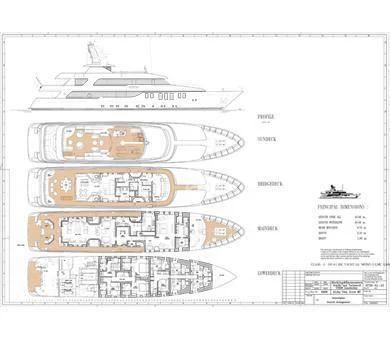 diagram aboard MY LITTLE VIOLET Yacht for Sale
