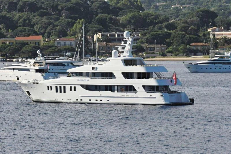 a group of boats in the water aboard MY LITTLE VIOLET Yacht for Sale