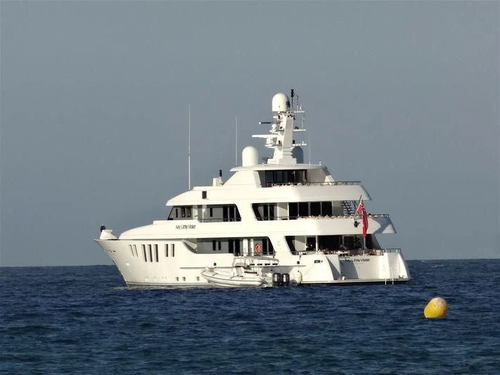 a boat in the water aboard MY LITTLE VIOLET Yacht for Sale