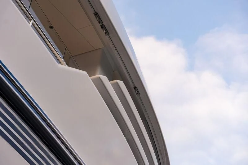 looking up at the sky from the ground aboard PROMISE.D Yacht for Sale