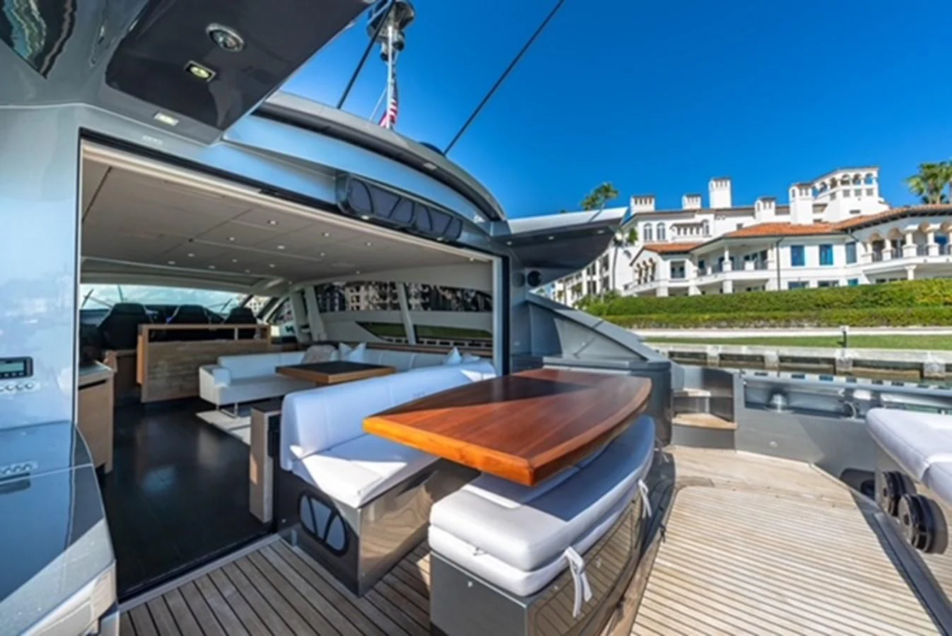 a boat on the water aboard WRAITH Yacht for Sale