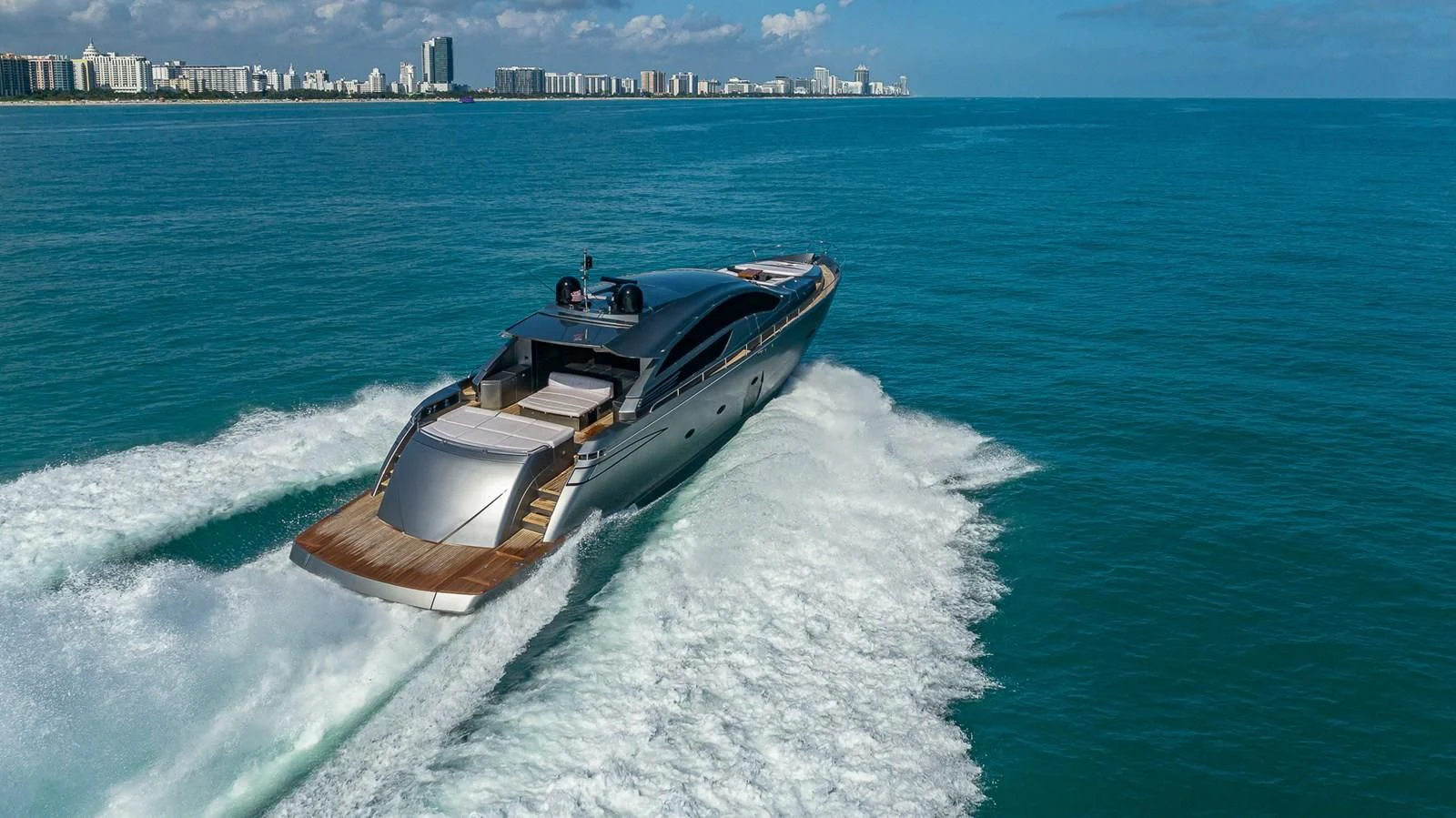 a boat on the water aboard WRAITH Yacht for Sale