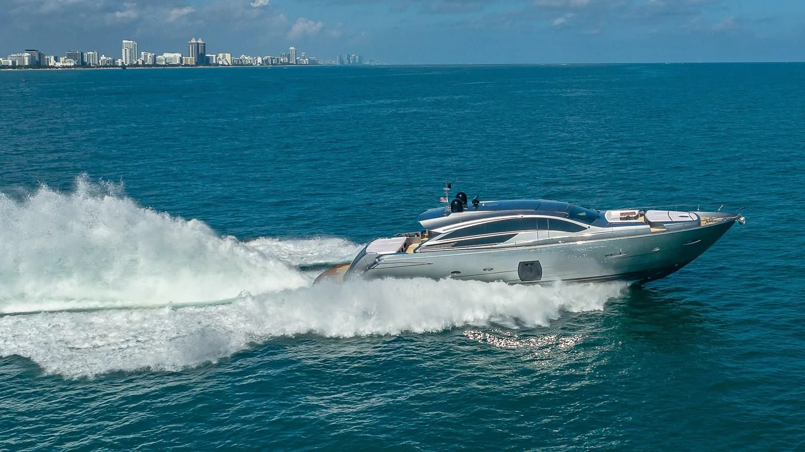 a boat in the water aboard WRAITH Yacht for Sale