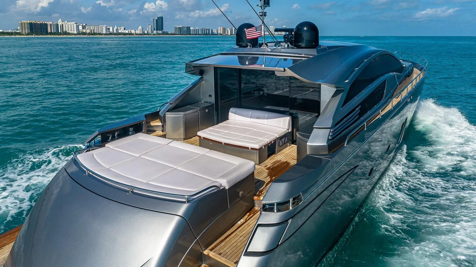 a boat on the water aboard WRAITH Yacht for Sale