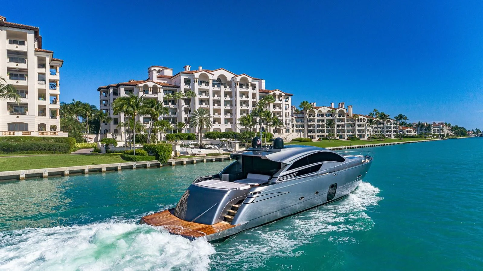 a boat on the water aboard WRAITH Yacht for Sale