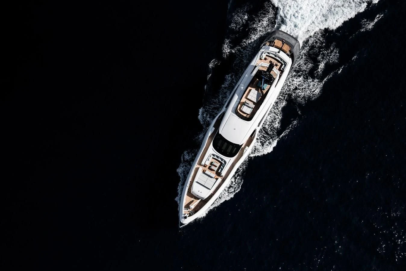 a satellite in space aboard UTOPIA IV Yacht for Sale