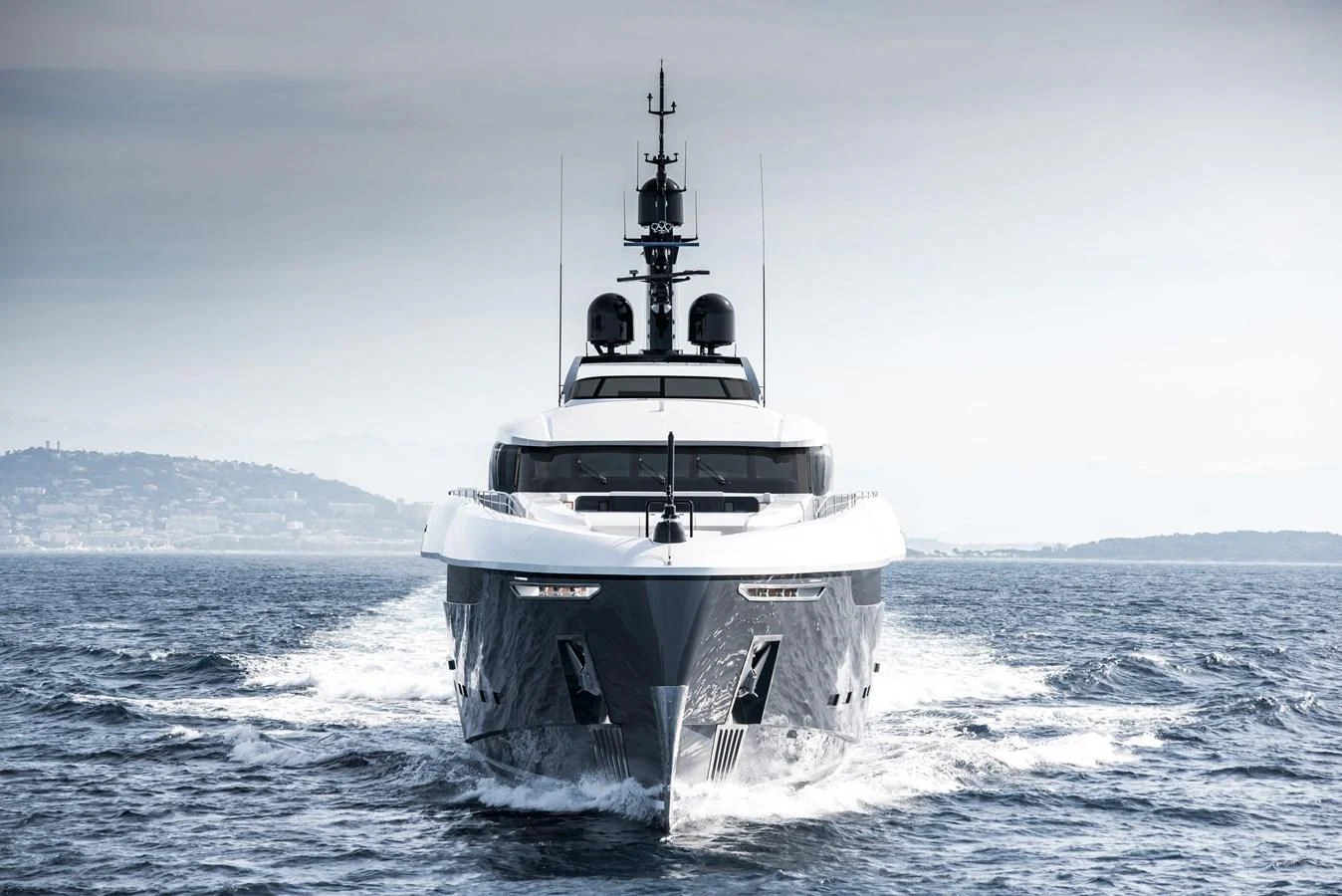 a boat in the water aboard UTOPIA IV Yacht for Sale