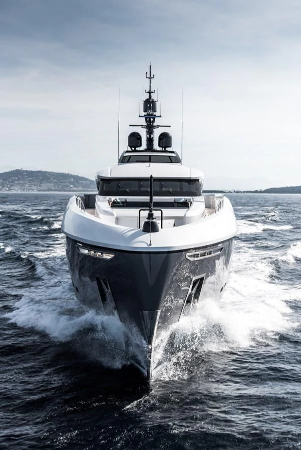 a boat on the water aboard UTOPIA IV Yacht for Sale