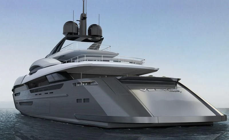 a large white yacht aboard UTOPIA IV Yacht for Sale