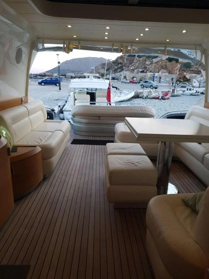 a boat on the water aboard FOX Yacht for Sale