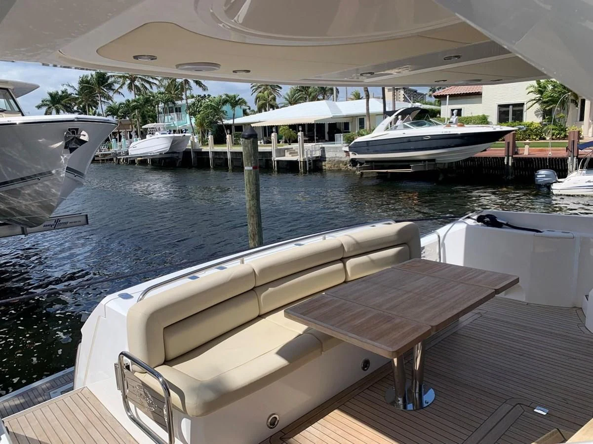 a boat is parked in the water aboard MOONLIGHT DRIVE Yacht for Sale